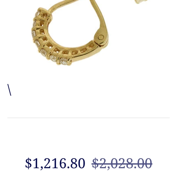 Diamond Earring # E7030YGZHAVERI JEWELERS - Picture 6 of 6